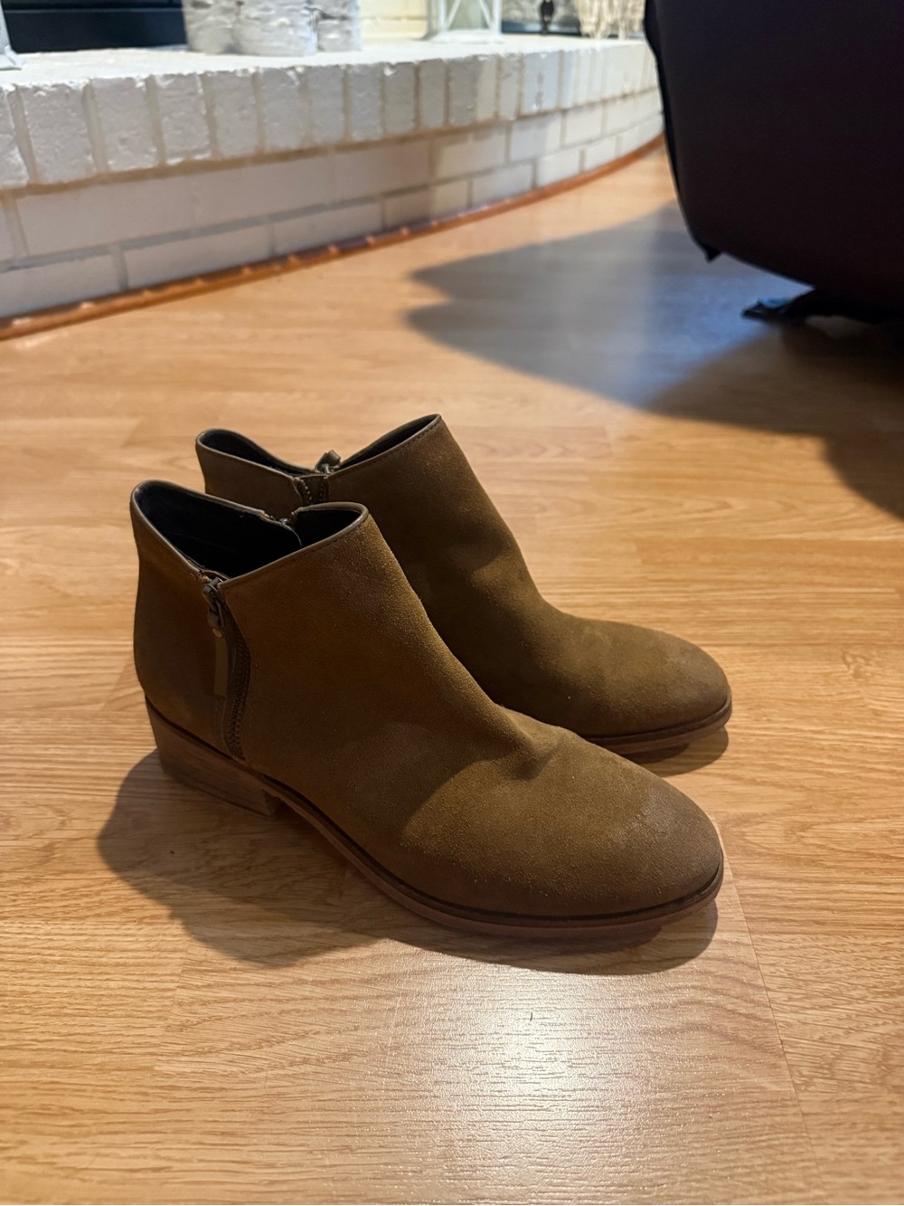 Cole Haan Women’s Suede Ankle Boots - Brown